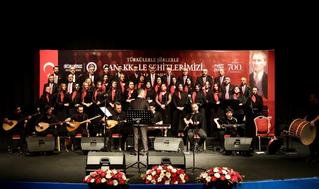 Çanakkale ruhu türkülerle yaşatıldı