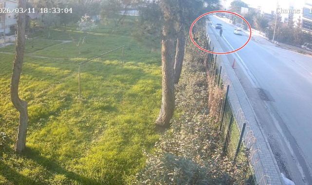 Cinayet gibi kaza güvenlik kamerasında