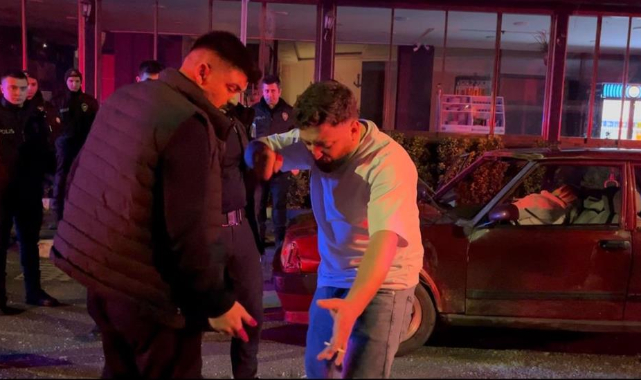 Darp edildiğini iddia etti kendi aracına zarar verdi