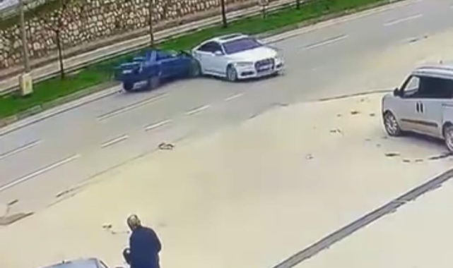 Gemlik'te ilginç kaza!