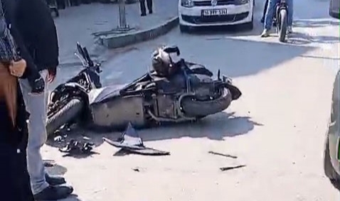 İnegöl'de kontrolsüz dönüş kazaya neden oldu: 1 yaralı