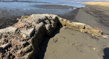 İznik Gölü çekiliyor tarih gün yüzüne çıkıyor