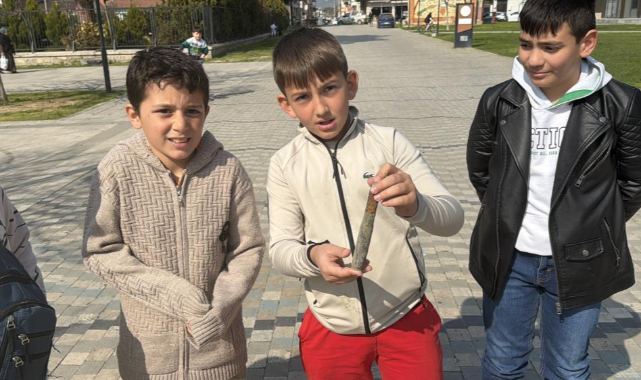 İznik Gölü kıyısında oynayan çocuklar mühimmat buldu