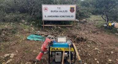 İznik'te Jandarma 35 metrelik kaçak tüneli ortaya çıkardı