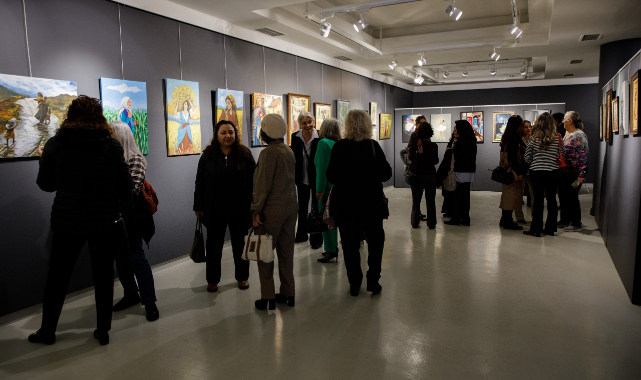 Kadınların ışığı tuvalde hayat buldu