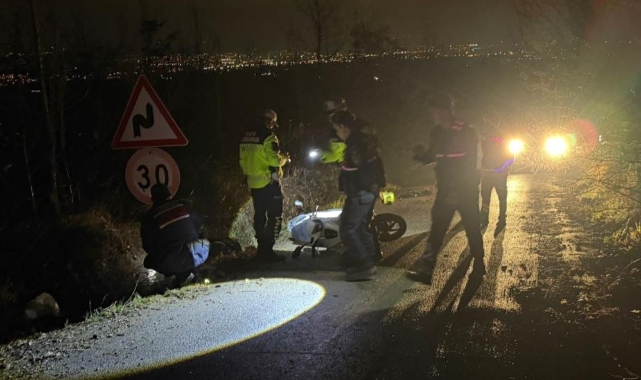Kontrolden çıkan motosiklet devrildi: 1 ölü