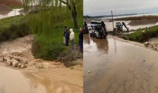 Kuraklığın ardından gelen sağanak İznik'i vurdu