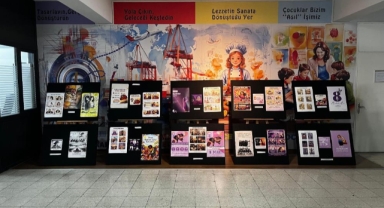 Liseli öğrencilerden 8 Mart'a anlamlı sergi