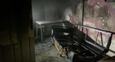 Sigarayla uykuya dalan kişi az kalsın faciaya neden oluyordu