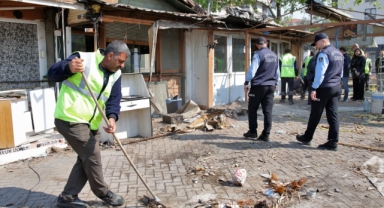 1050 Konutlar'daki yeşil alan işgalden kurtarıldı
