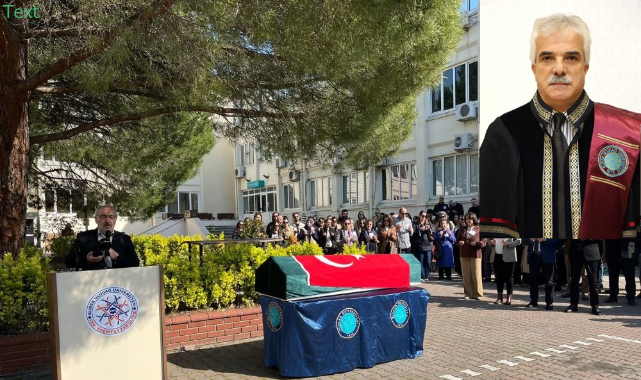 Akademisyen Doğan Yavaş fakültesi önünden dualarla uğurlandı