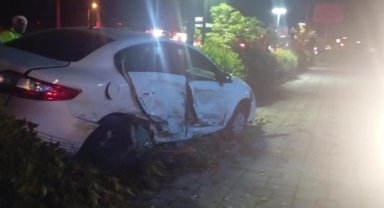 Alkollü sürücü kazaya neden oldu