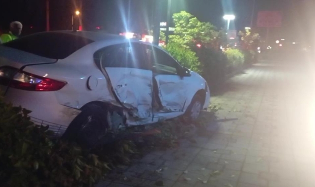 Alkollü sürücü kazaya neden oldu