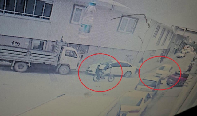 Bisikletli çocuklar otomobille böyle çarpıştı