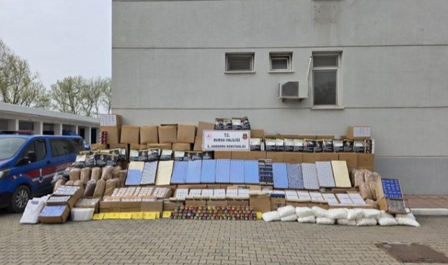  Bursa’da kaçak tütün operasyonu!