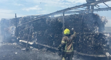 Bursa gişelerde yanan tır küle döndü
