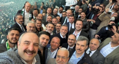 Bursa protokolüyle şampiyonluk kutlaması