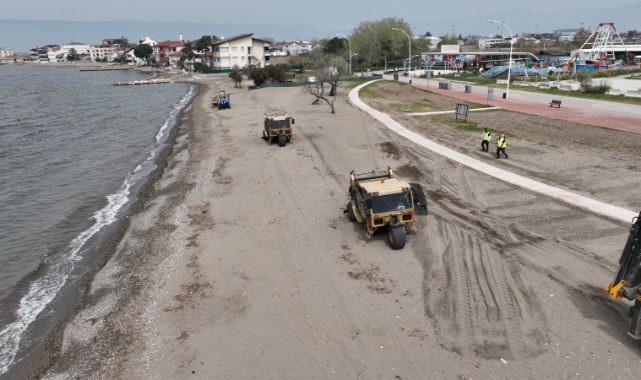Büyükşehir'de plajlar yaza hazırlanıyor