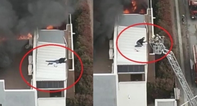 Can pazarında korku dolu anlar kameraya yansıdı