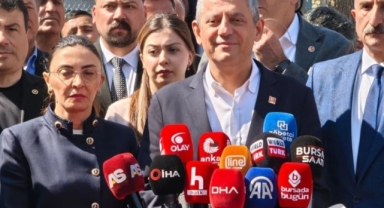 CHP Lideri Özgür Özel Mustafa Bozbey'i ziyaret etti