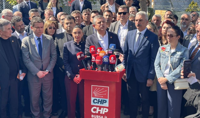 CHP Lideri Özgür Özel Mustafa Bozbey'i ziyaret etti