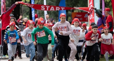 ‘Eker I Run 23 Nisan Çocuk Koşusu' bayram sevincini sporla buluşturdu