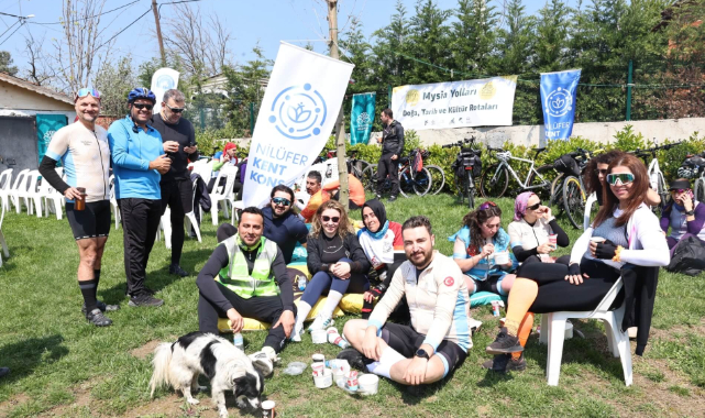Granfondo Bursa öncesi bisikletliler Nilüfer'de buluştu