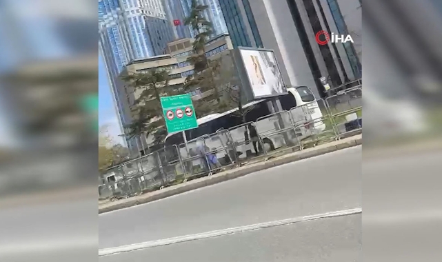 İsrail Konsolosluğu yakınında silah sesleri