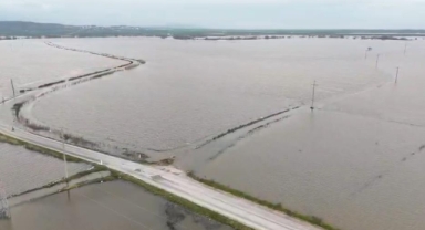 Karacabey Ovası sular altında kaldı