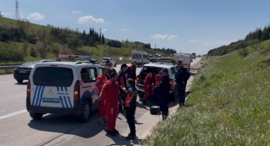 'Otoyola küçük çocuk bırakıldı' ihbarı asılsız çıktı