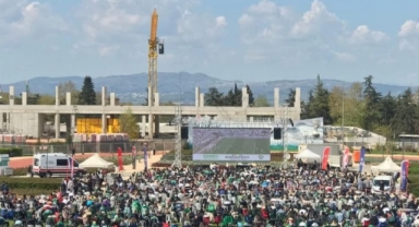 Şampiyonluk maçında Bursa tek yürek 