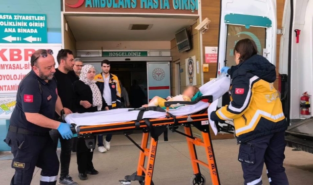 Üzerine kaynar su dökülen 9 aylık bebek ağır yaralandı