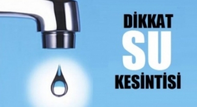 Yıldırım'da su kesintisi