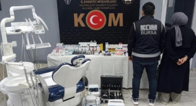Bursa'da sahte diş muayenesine baskın