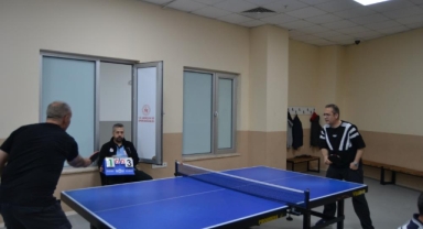 Ceza İnfaz Personeli günü masa tenisi turnuvasıyla kutlandı