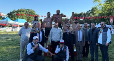 Kabulbaba Güreşleri’nin finalinde Ali Gürbüz 1'inci oldu