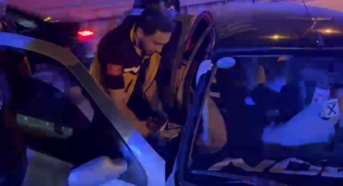  Kontrolden çıkan otomobil bariyere çarptı: 1 yaralı