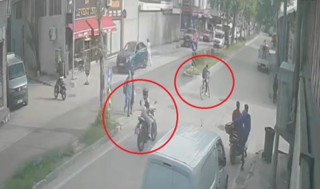 Ne tarafa gideceğini şaşırınca motosikletliyle çarpıştı