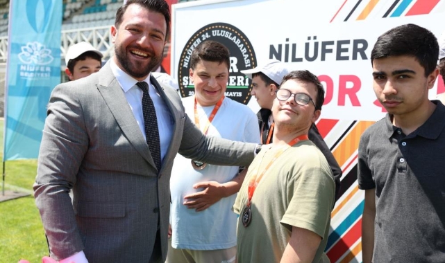 Nilüfer'de özel çocukların spor coşkusu