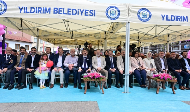 Yıldırım'da Erguvan Bayramı coşkusu sona erdi