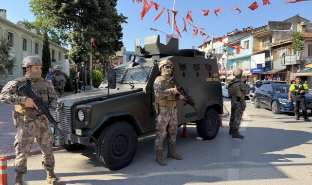 6 kişinin tutuklandığı İznik'te yoğun güvenlik önlemi