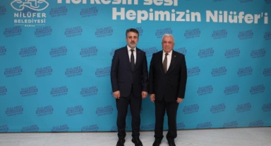 Başkan Özdemir Bursa Büyükşehir Belediye Başkan Vekili Biba'yı ağırladı