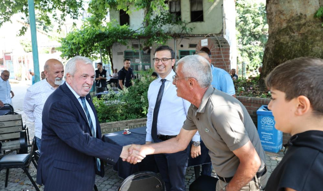 Başkan Özdemir Kayapa sakinleriyle bir araya geldi