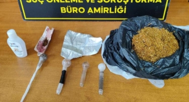 Bursa'da 1 kiloya yakın esrar ele geçirildi