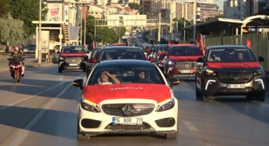 Bursa'da A Milli Takım coşkusu sokaklara taştı