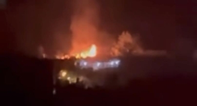 Bursa'da bağ evi alevlere teslim oldu