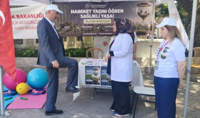Bursa'da hareket yaşını öğren kampanyasına yoğun ilgi