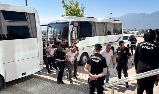 Bursa merkezli uyuşturucu operasyonunda 40 tutuklama