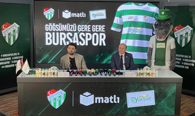 Bursaspor 70 milyonluk sponsorluğuna imza attı