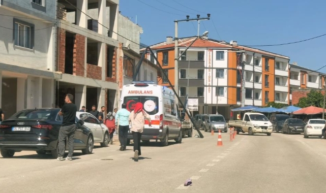 Elektrik akımına kapılıp inşaattan düşen usta öldü